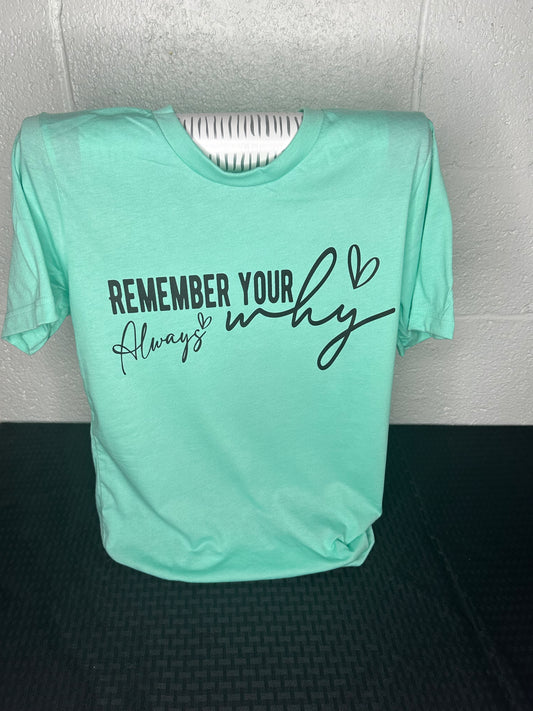 Remember Your Why Tee